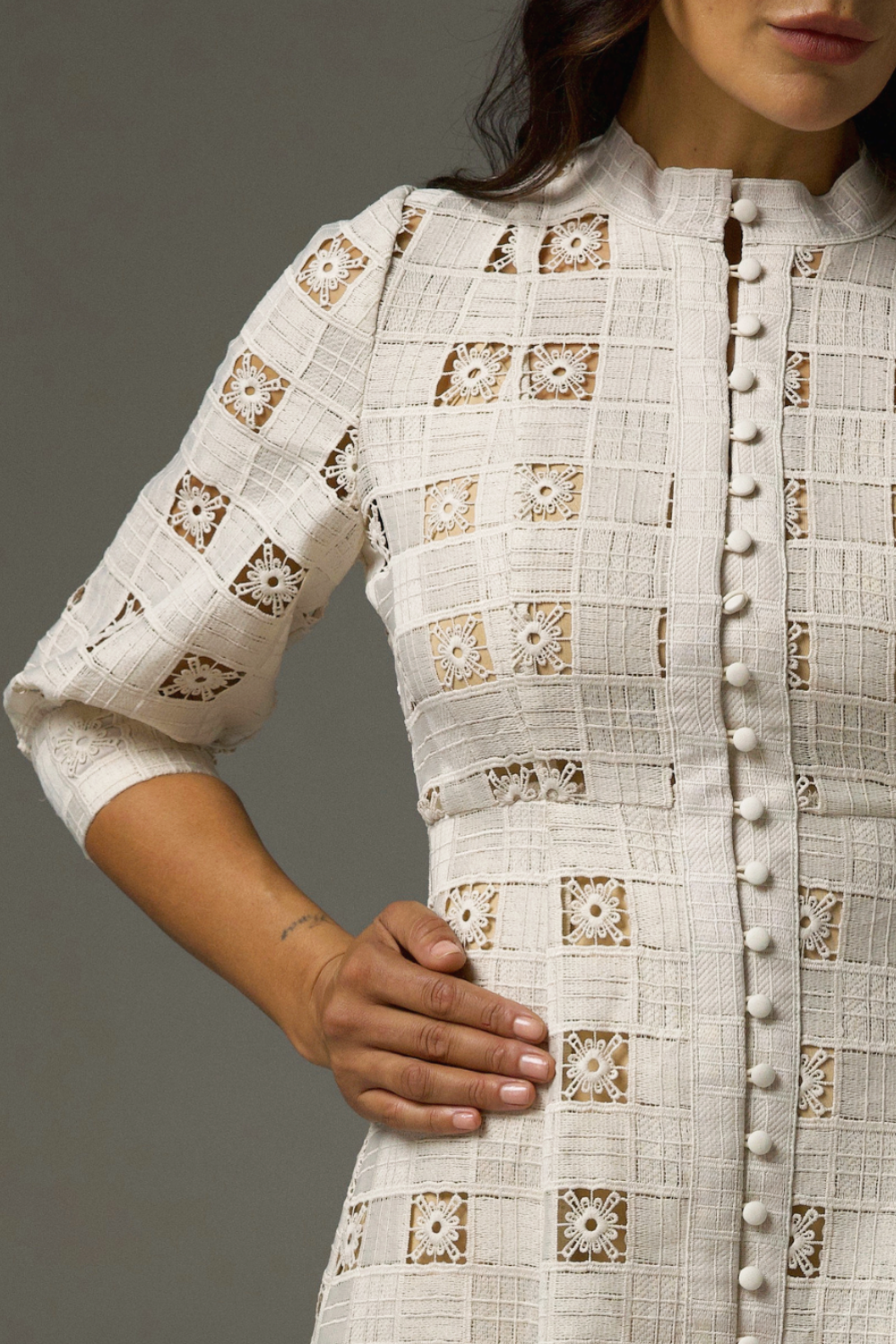 beguile dress - cream