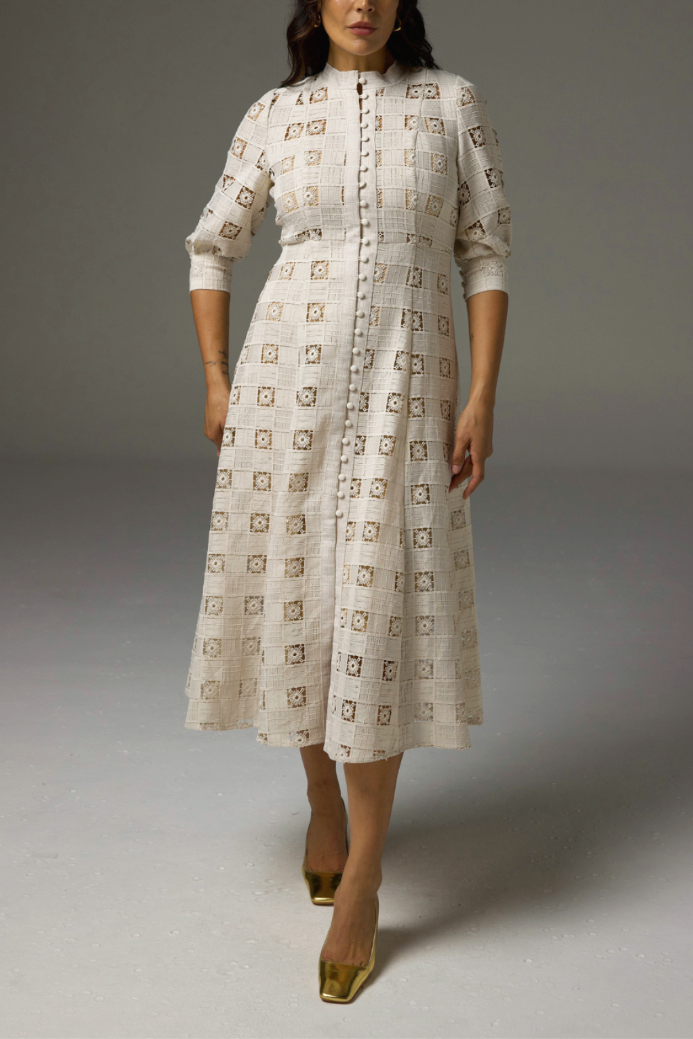 beguile dress - cream