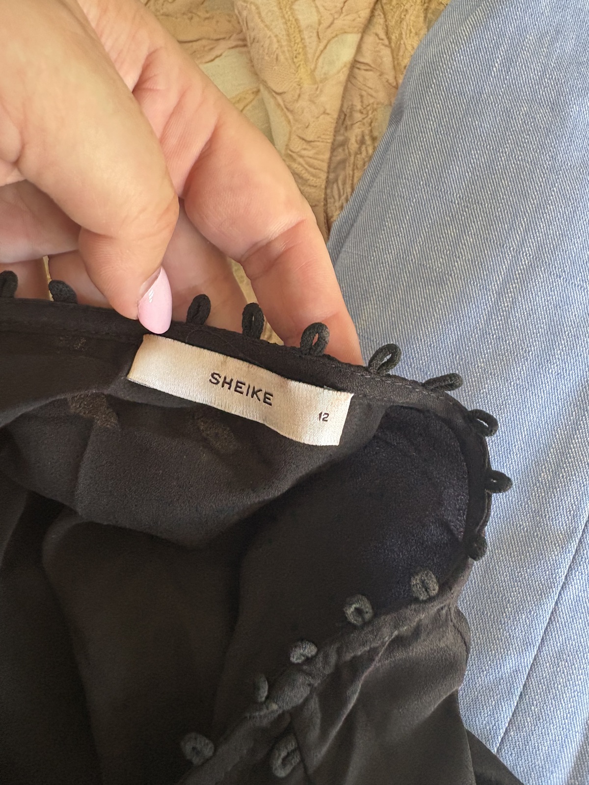 Sheer long sleeve dress