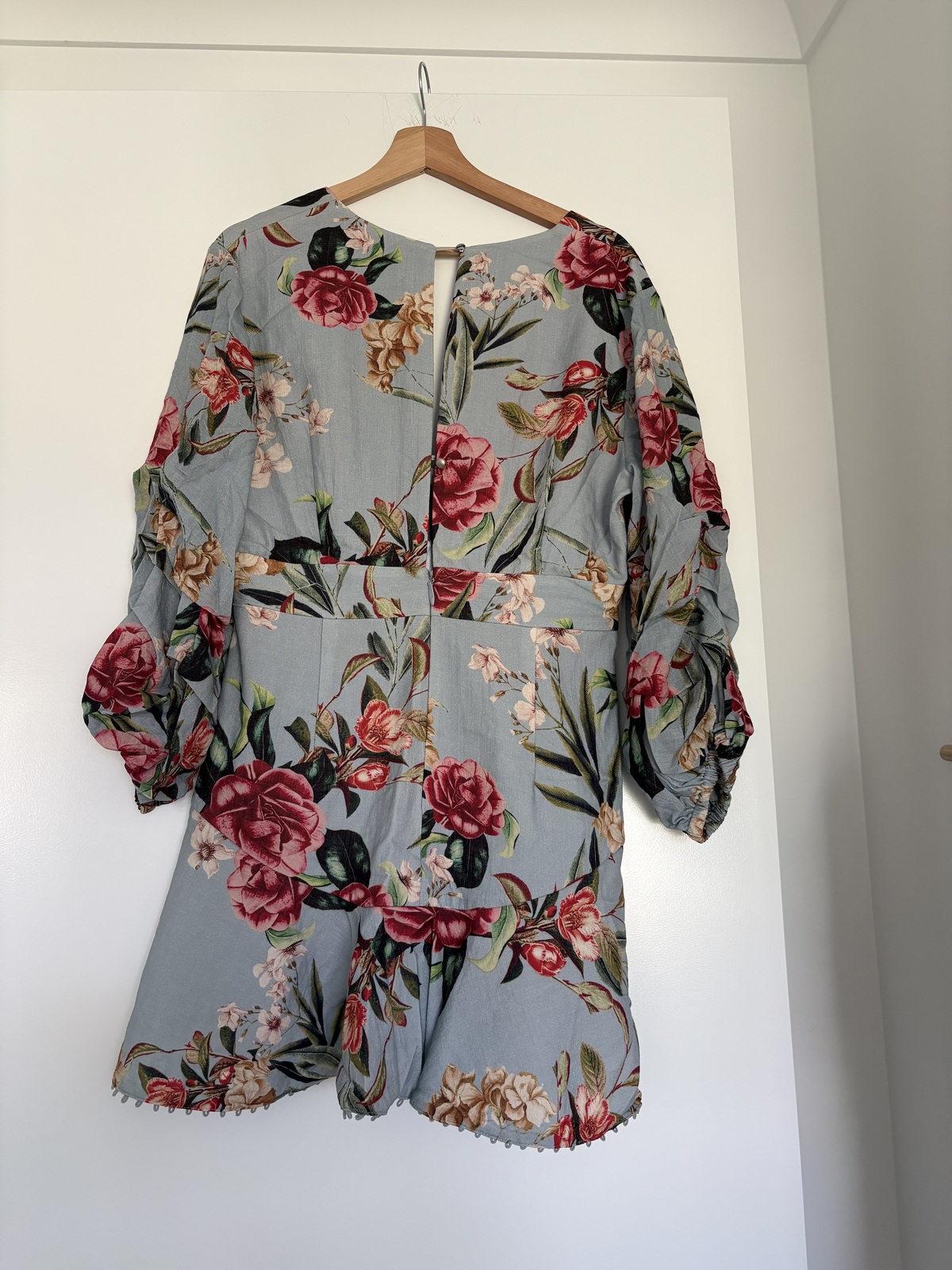 Blue Belle dress with matching headband