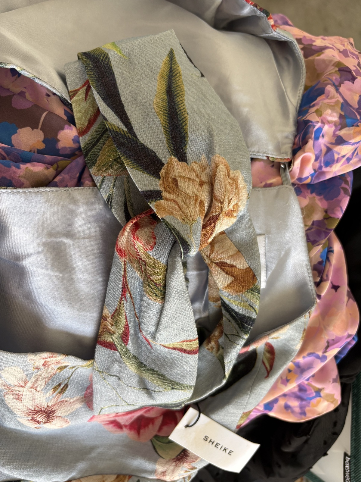 Blue Belle dress with matching headband