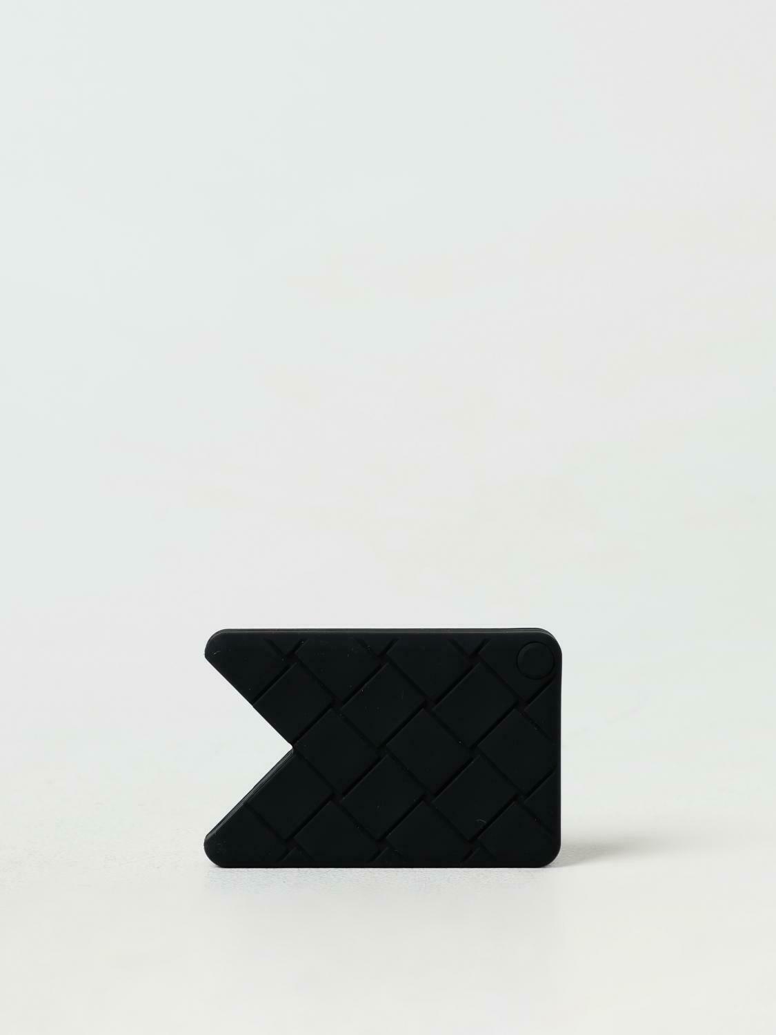 Woven Silicone Card Holder - Black / U EU