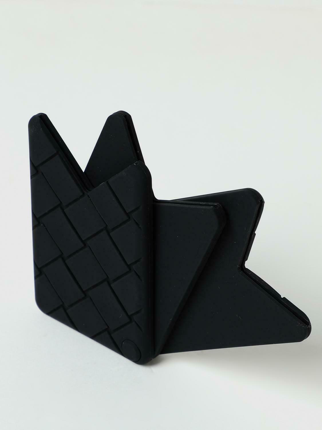Woven Silicone Card Holder - Black / U EU