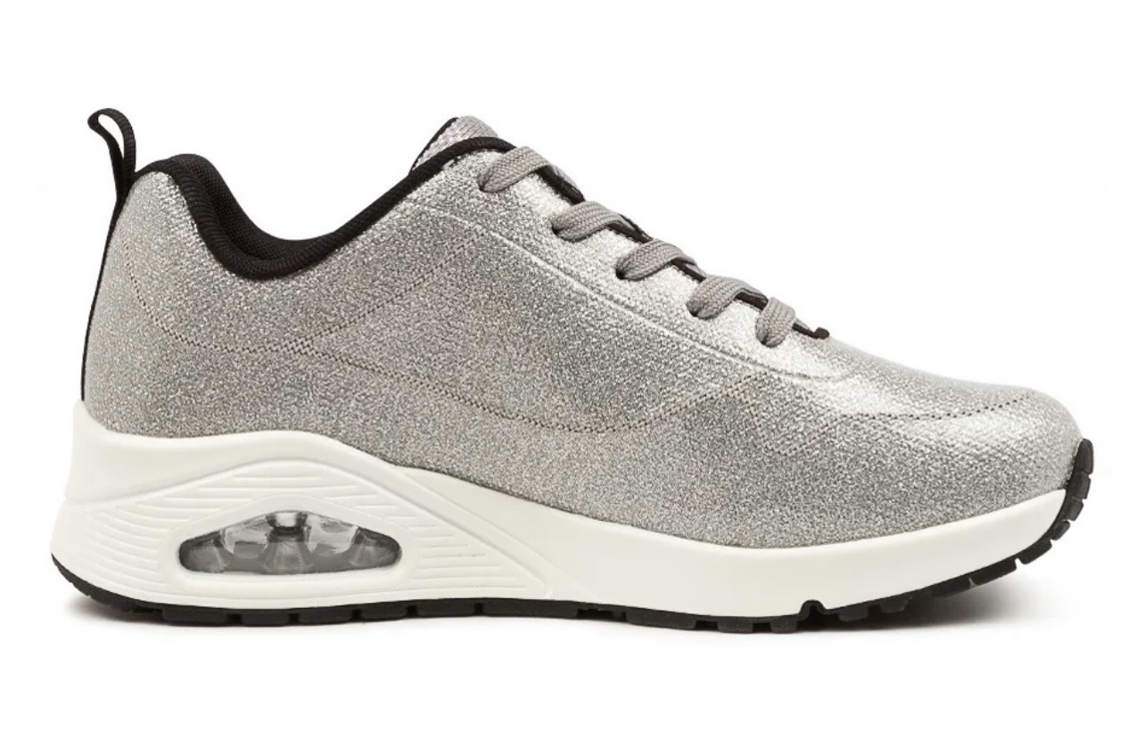 Sneakers - Silver Glitter - US 7.5 