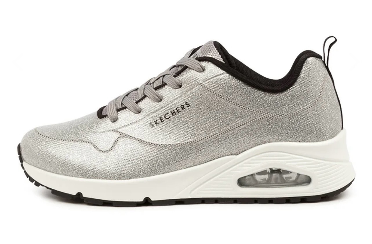 Sneakers - Silver Glitter - US 7.5 