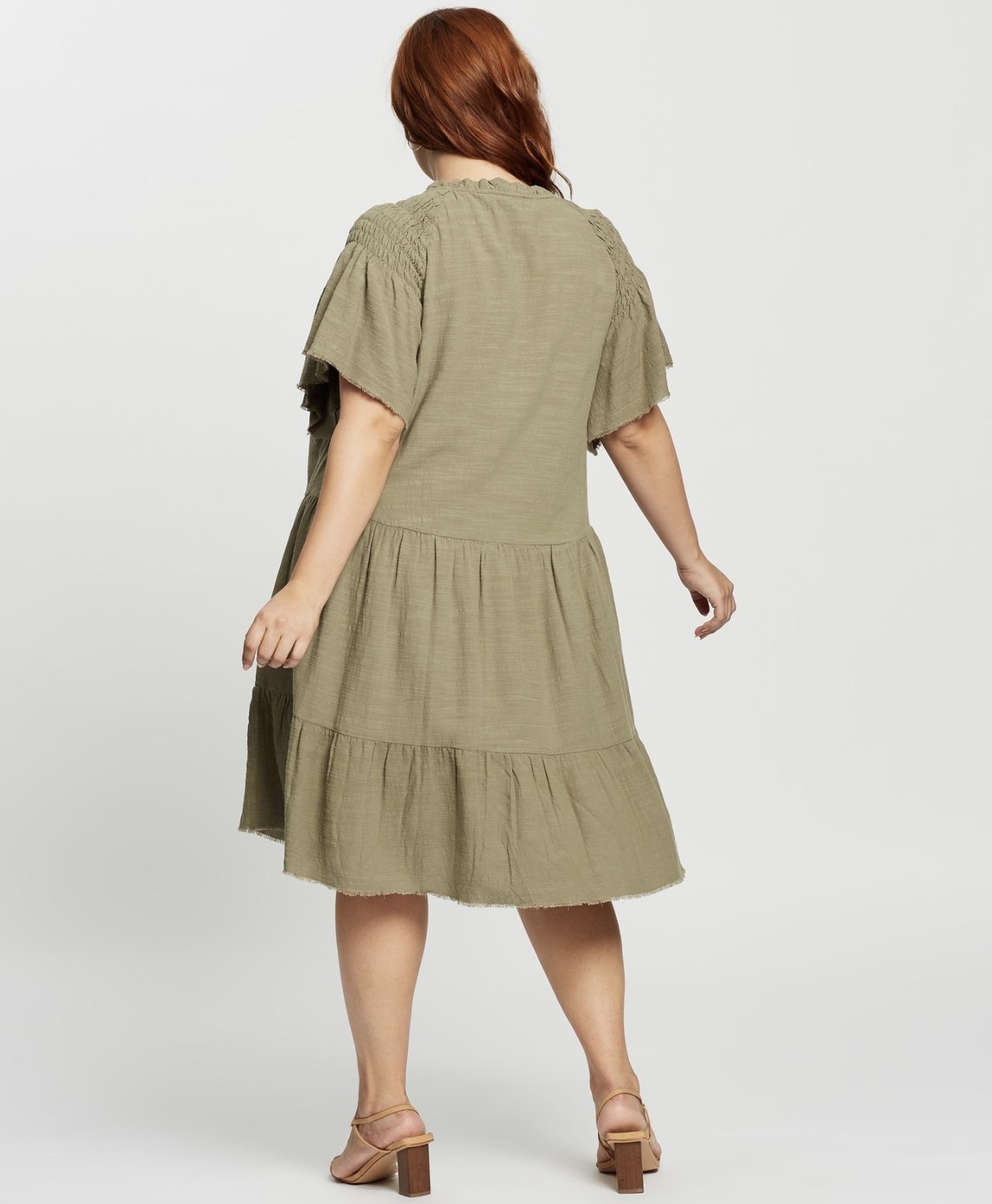 Harper Mini Dress – Khaki (AU 20) – New with Tags