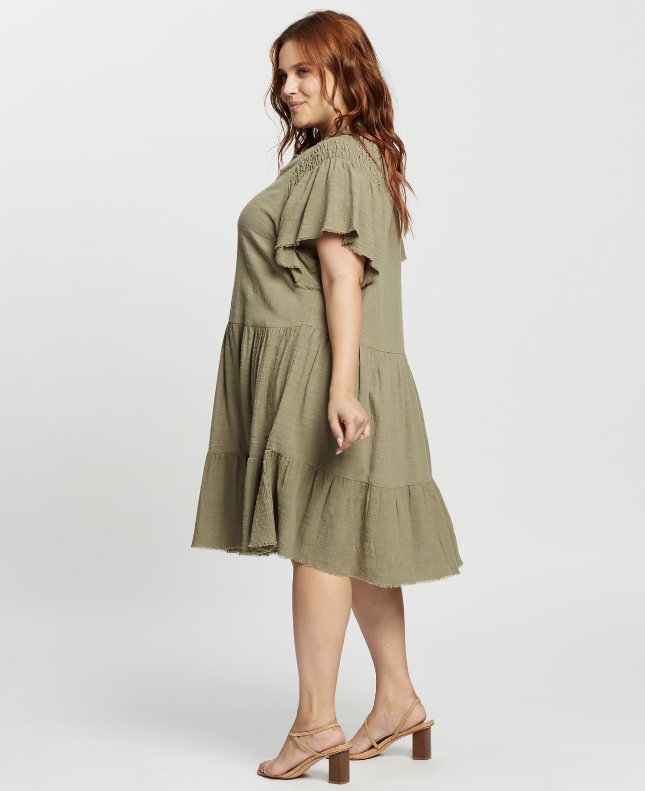 Harper Mini Dress – Khaki (AU 20) – New with Tags