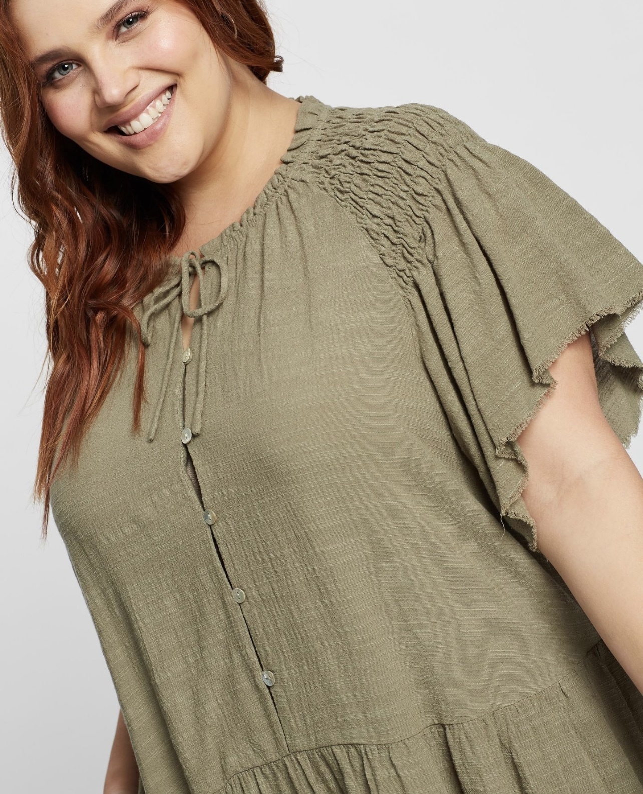 Harper Mini Dress – Khaki (AU 20) – New with Tags