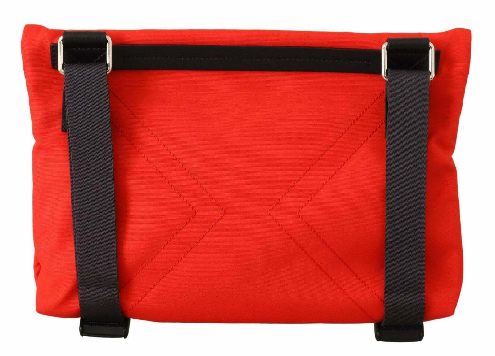 Polyamide Flat Crossbody Bag - Red / One Size