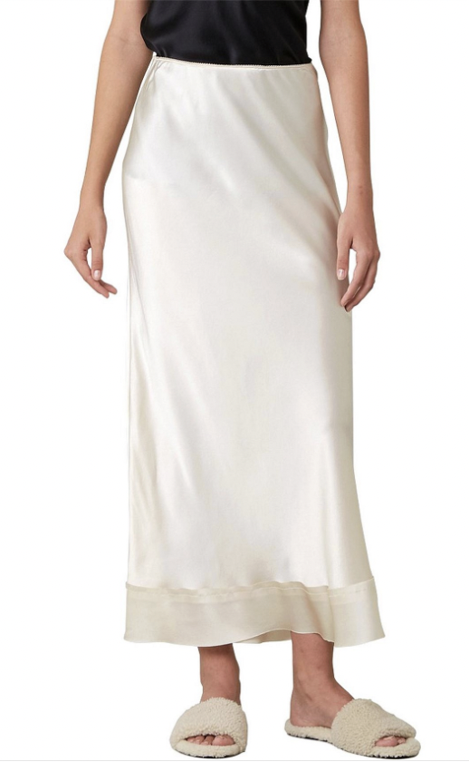 Stella Silk Satin Skirt