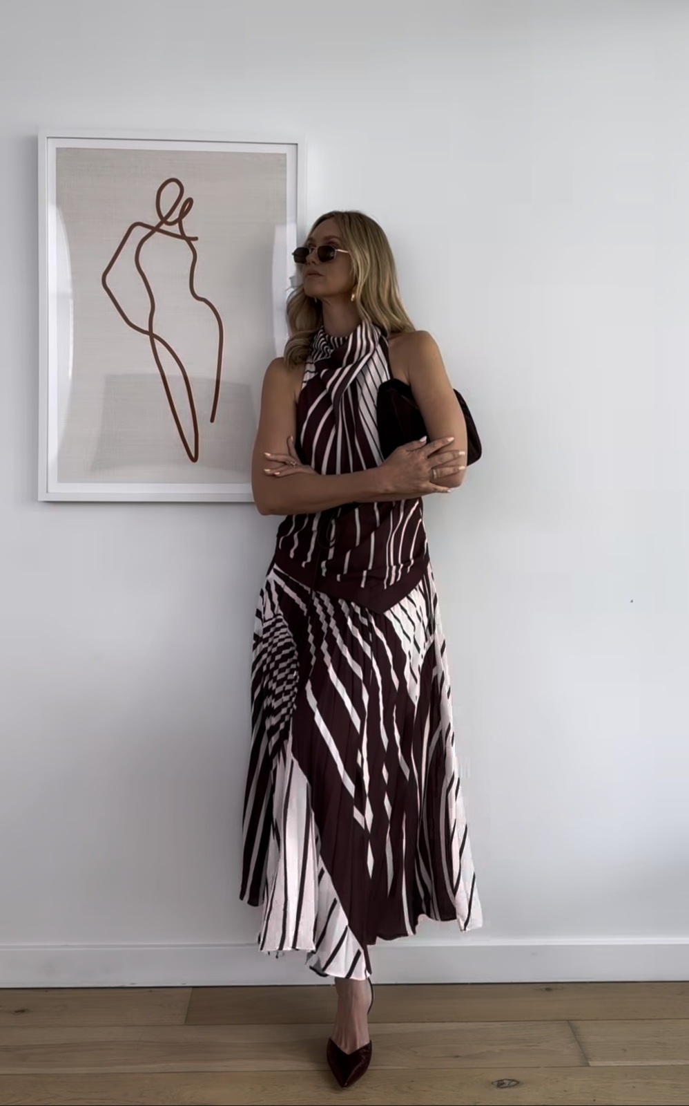 Montmartre Stripe Maxi Dress