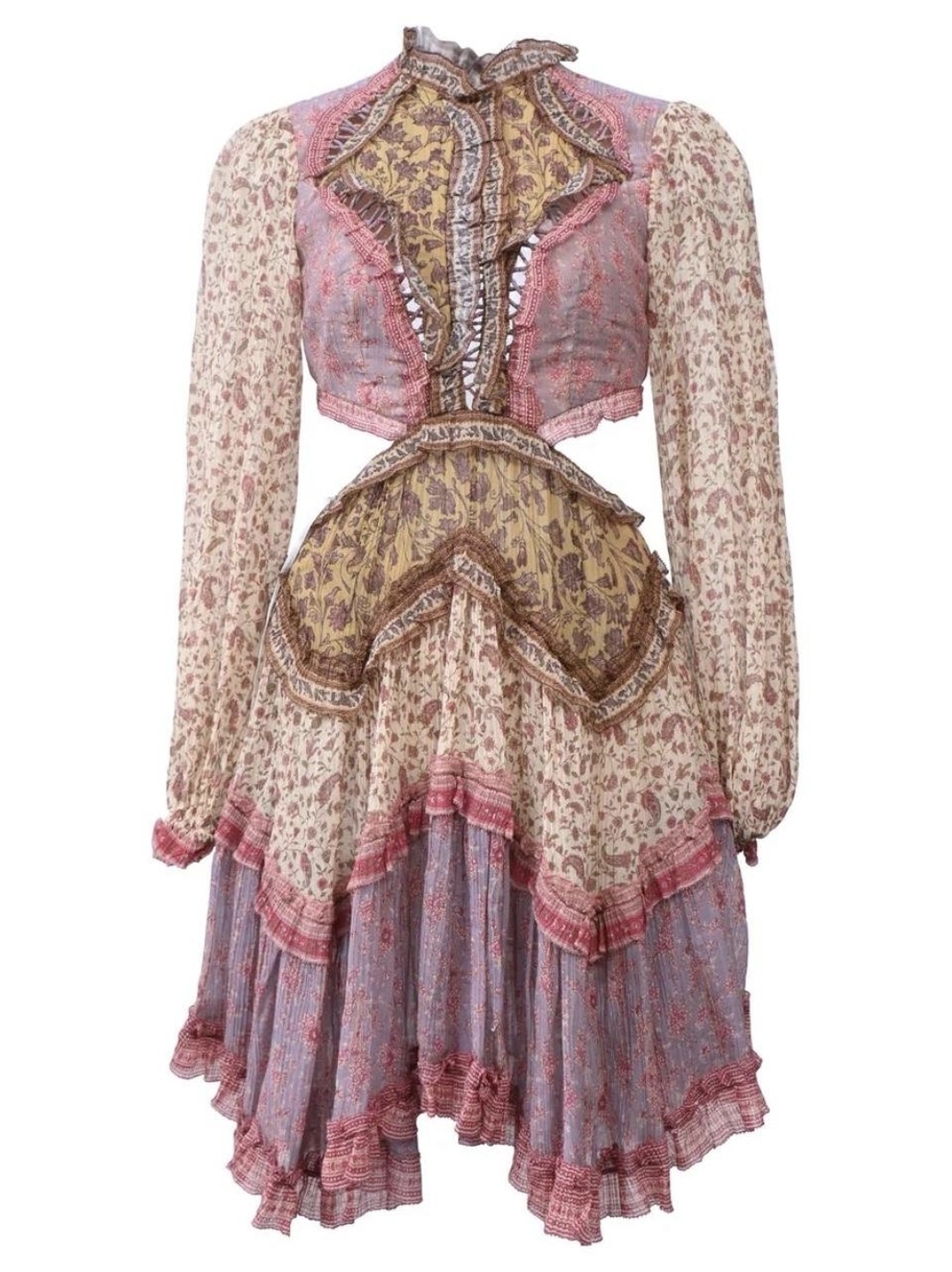 Juniper Cut Out Floating Dress Spliced 3/AU14