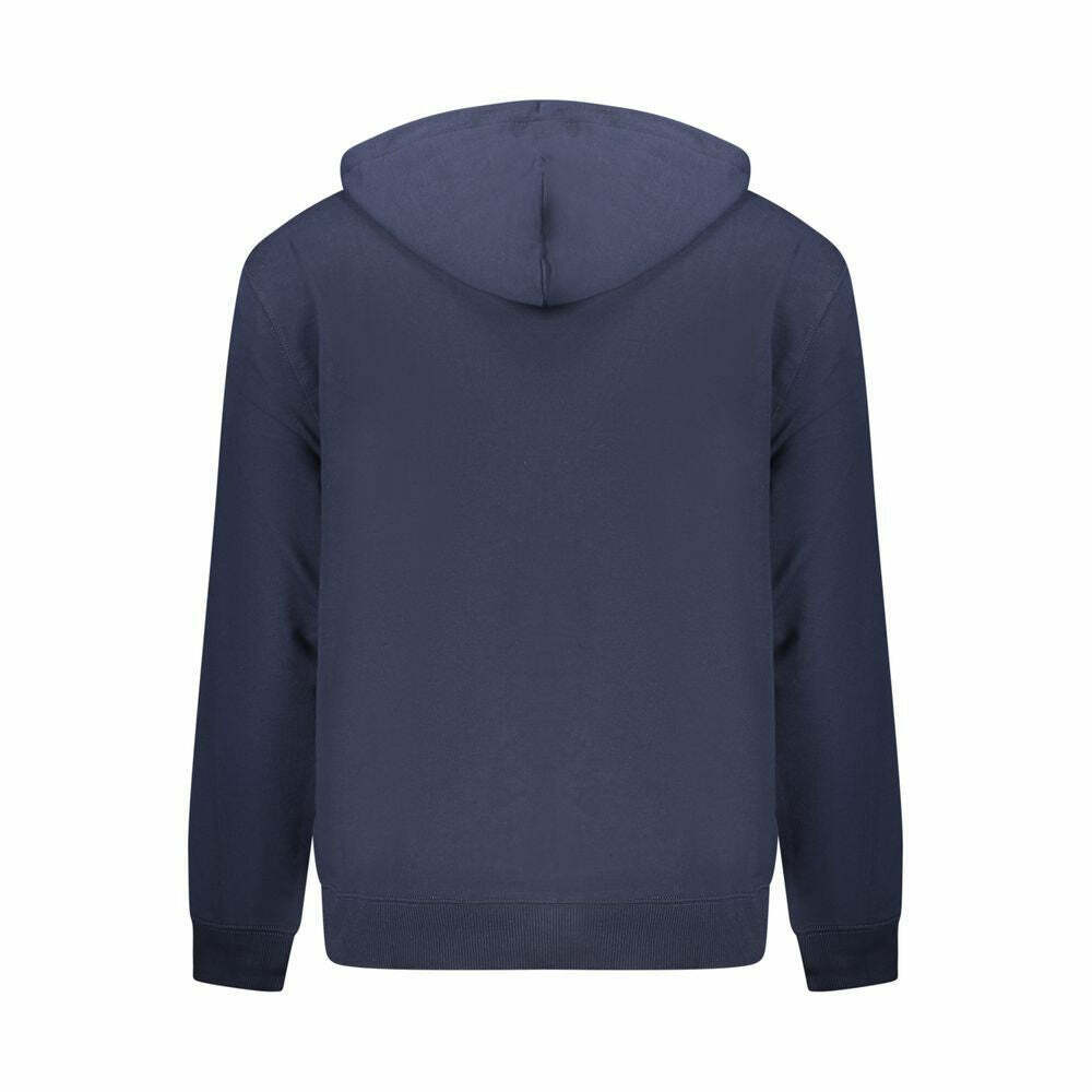Cotton Crew Neck Sweater - Blue / L