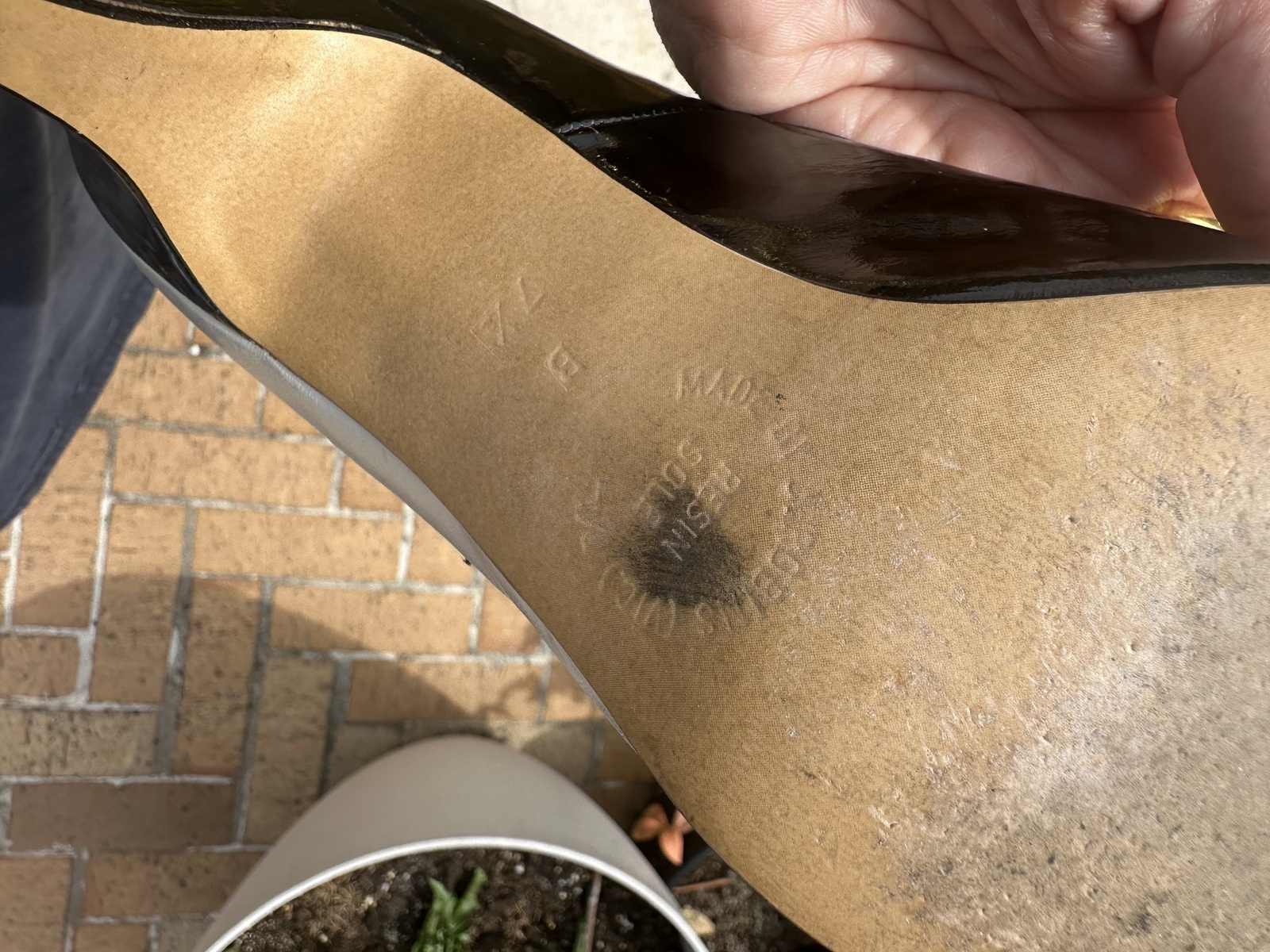 black and white shoes SIZE 7.5 B or 37.5 Eu, great condition