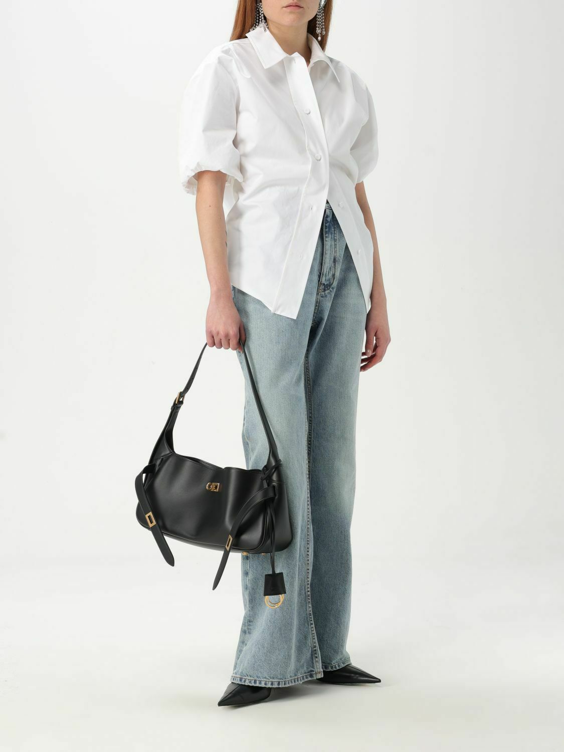 Hourglass XS Shoulder Bag - Black / U EU