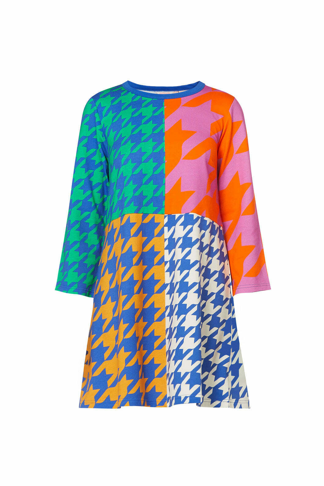 Houndstooth Tee Dress