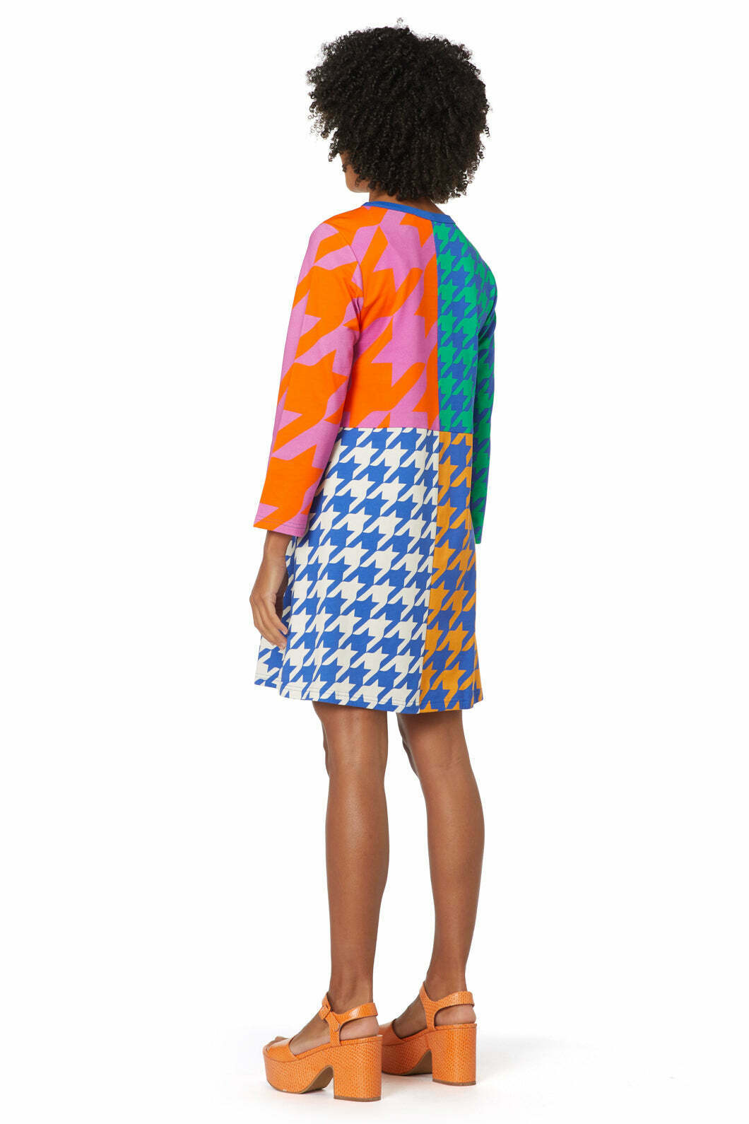 Houndstooth Tee Dress