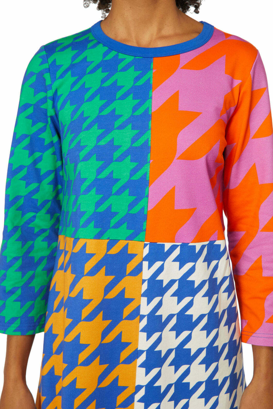 Houndstooth Tee Dress