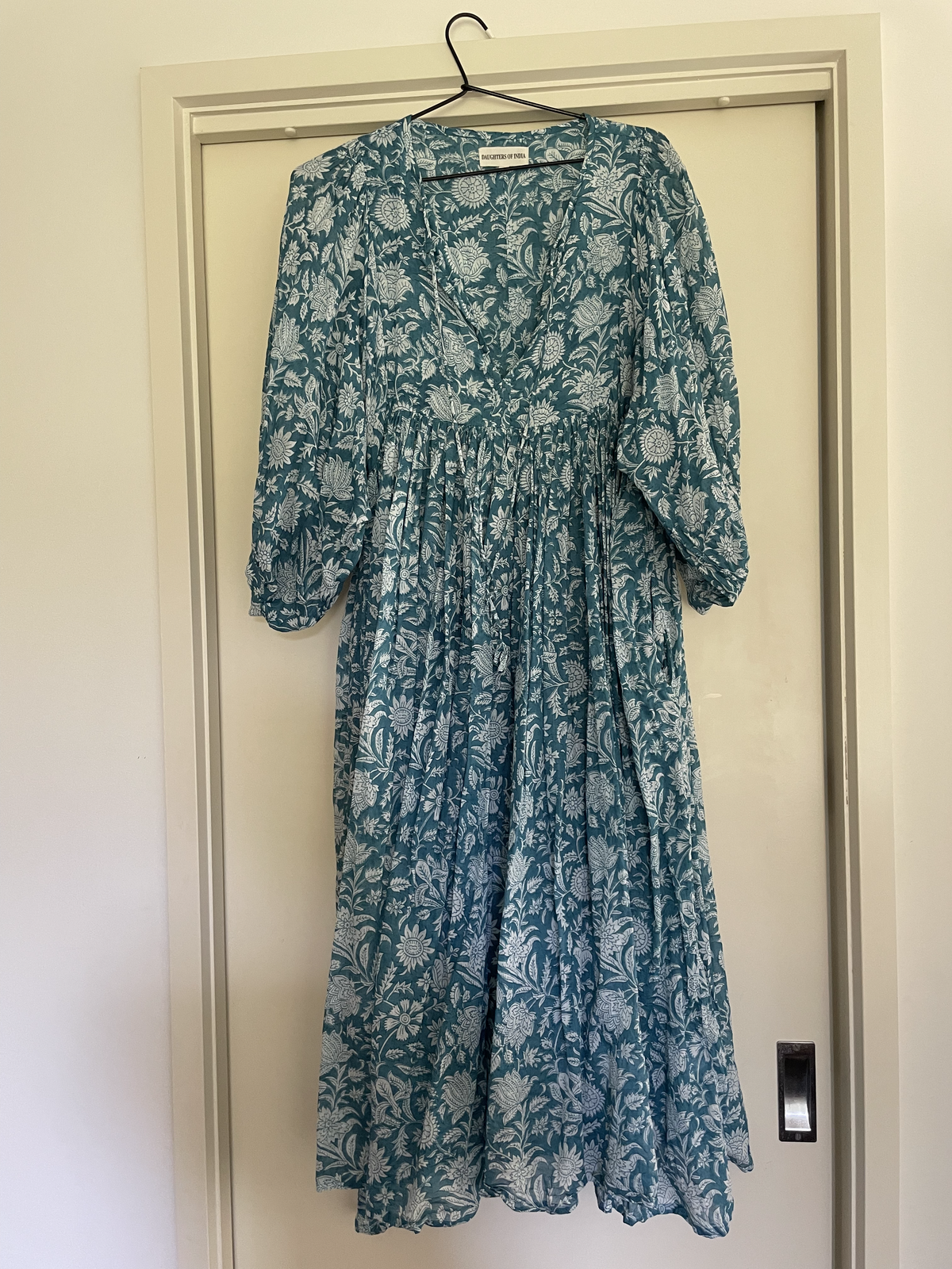 Kyra Midi Dress ~ Ocean Blue