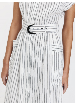 Soft Pinstripe Shirt Dress