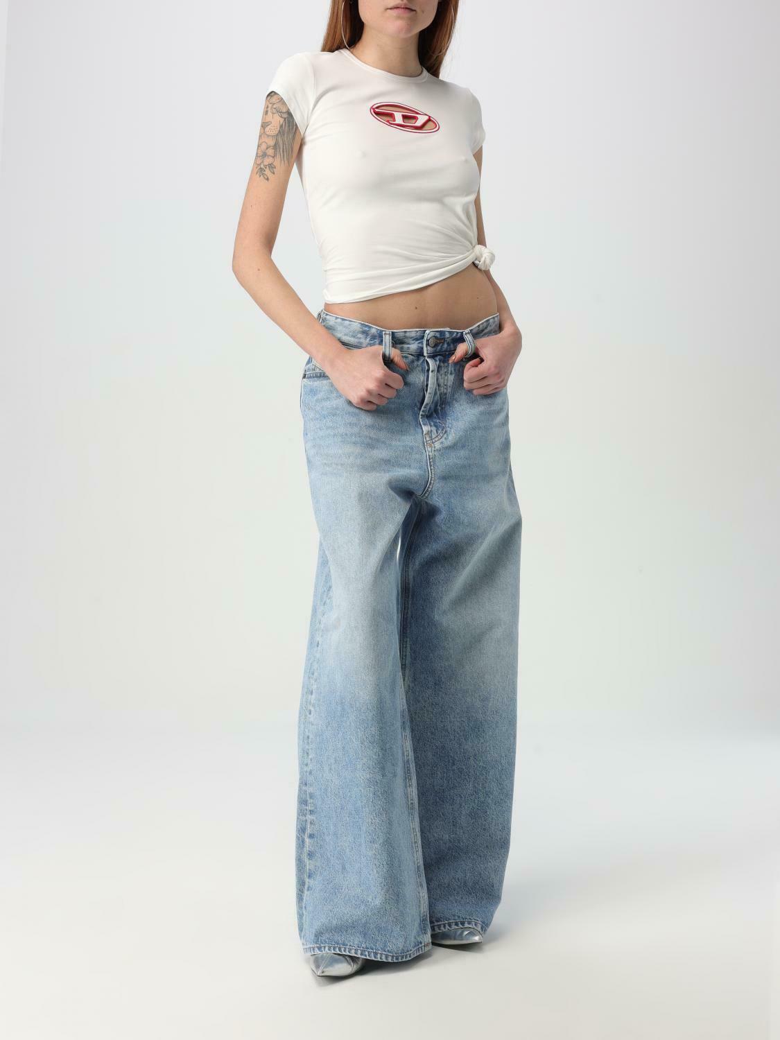 DVIDER Wide Leg Jeans Relaxed Fit - Blue / 24 IT