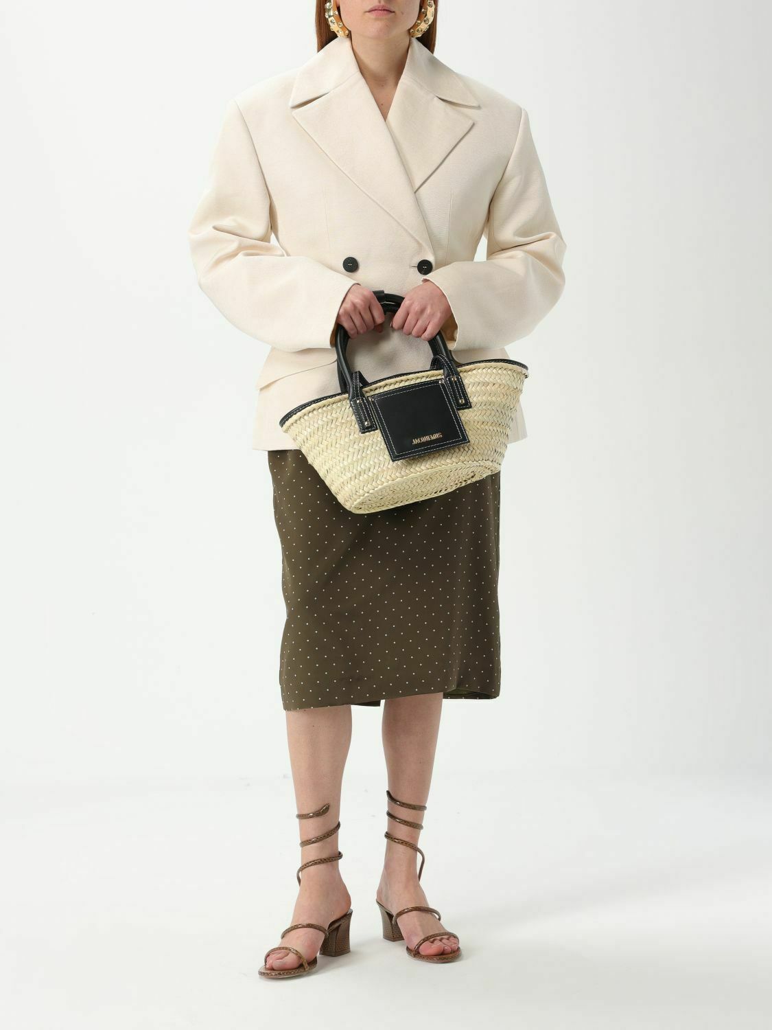 Gold-Tone Jewel Embellished Earrings - Gold / U EU