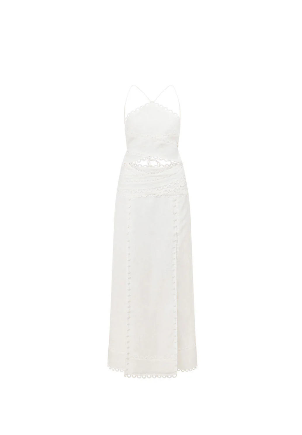 ZACO Terra White Linen Dress 