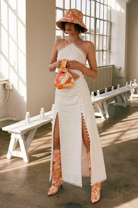 ZACO Terra White Linen Dress 