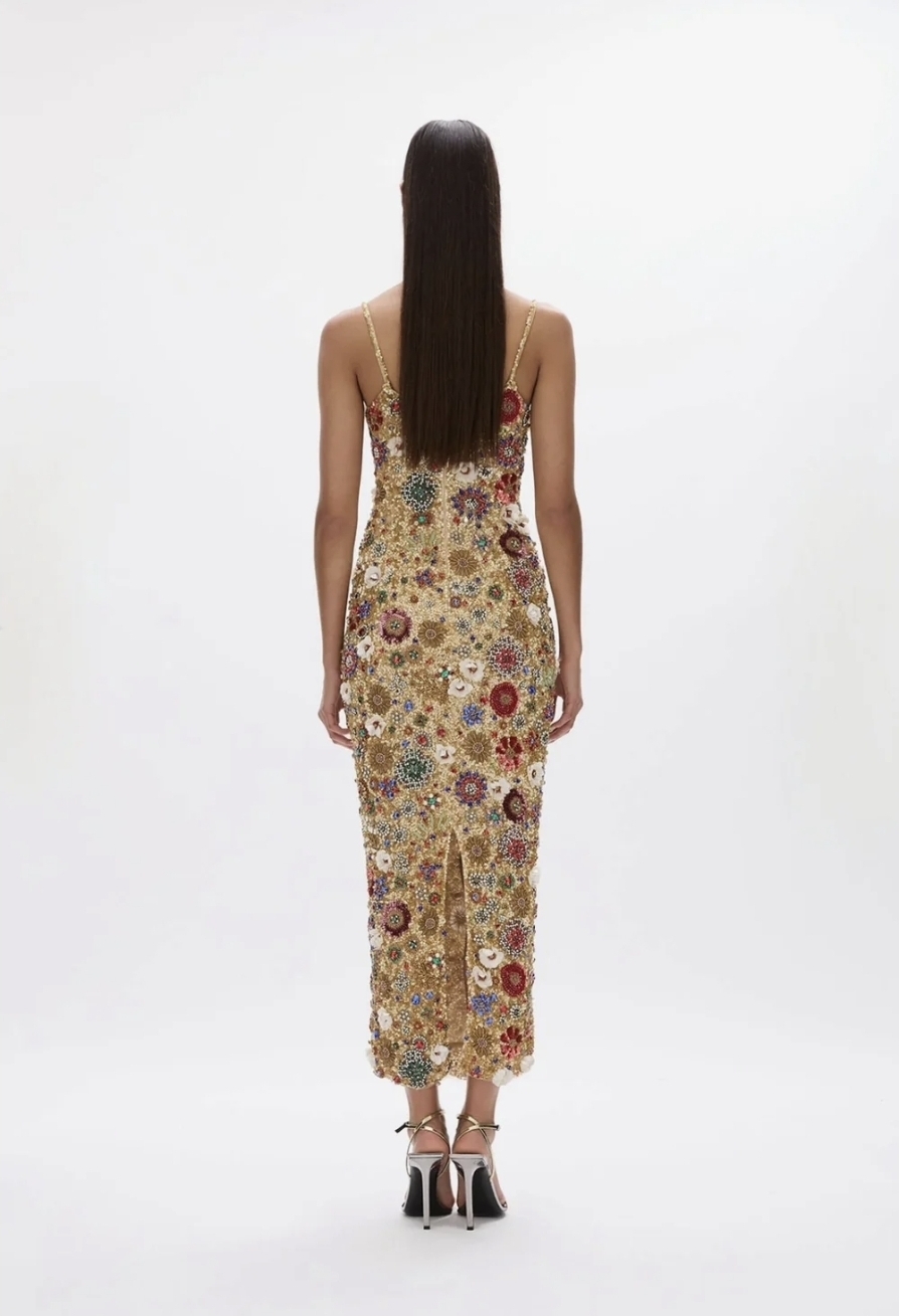 Francesca Gown Gold Size 10 + 12