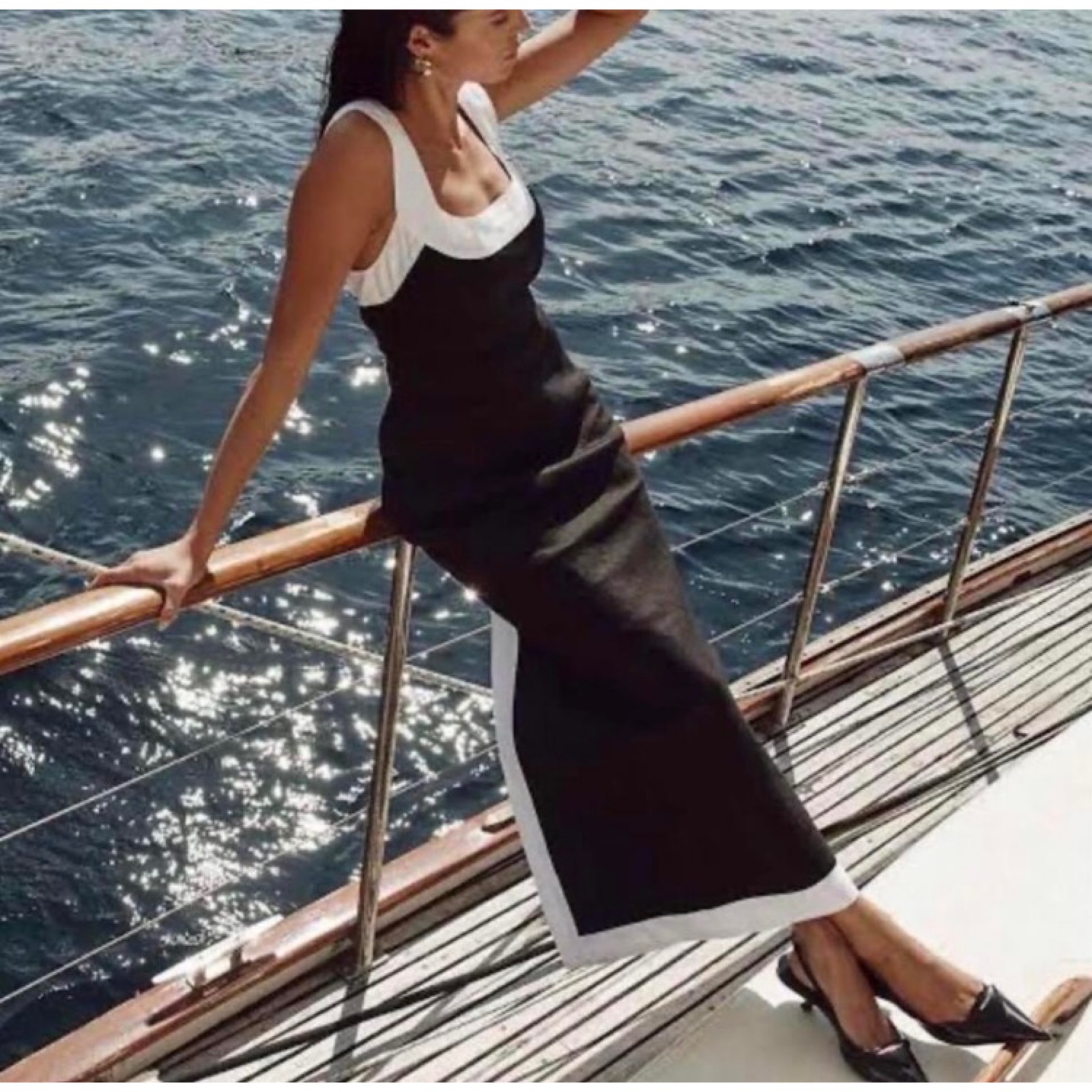 “CARTER” LINEN DRESS, SIZE 8 (BNWT)