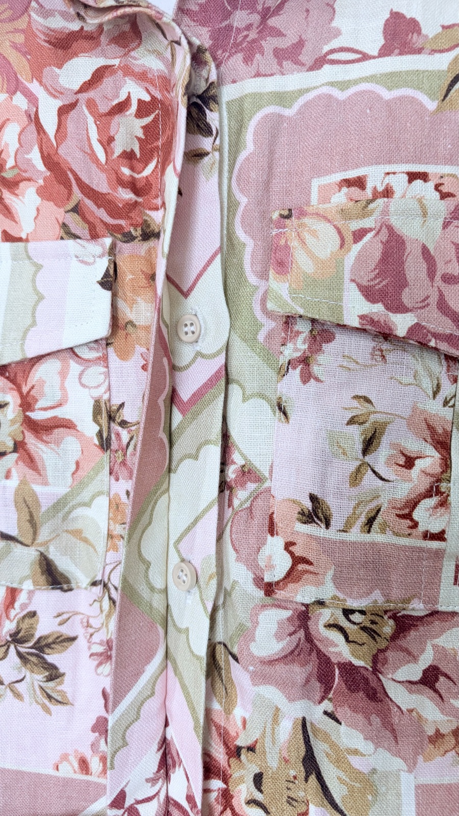 Vaughn Belted Dress. Vintage Floral Print. 