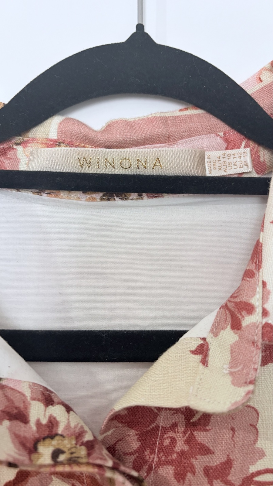 Vaughn Belted Dress. Vintage Floral Print. 