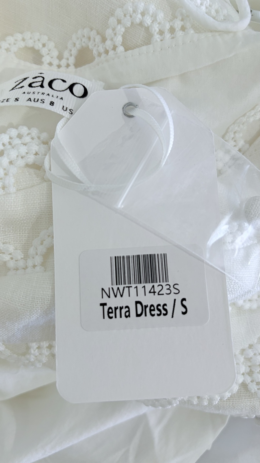 ZACO Terra White Linen Dress 
