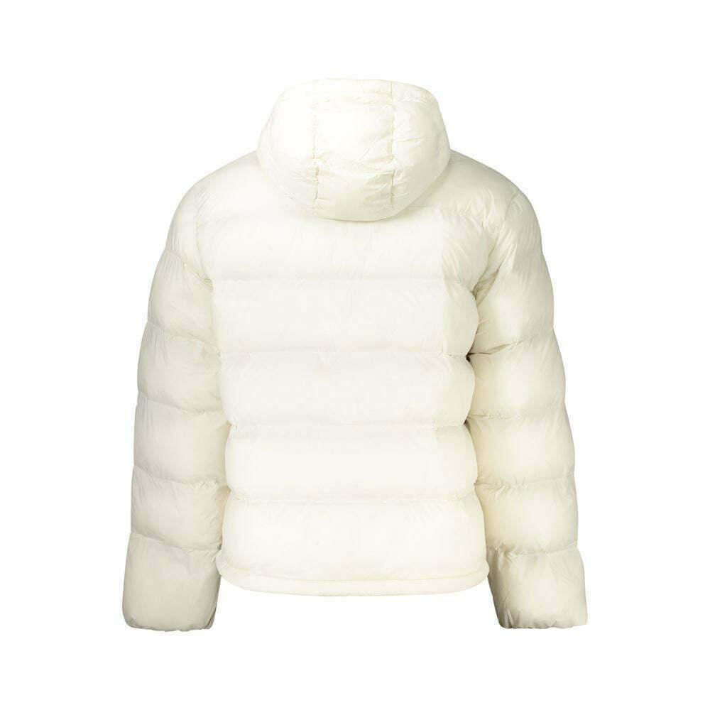 Polyamide Hooded Jacket with Zip Closure - White / XXL