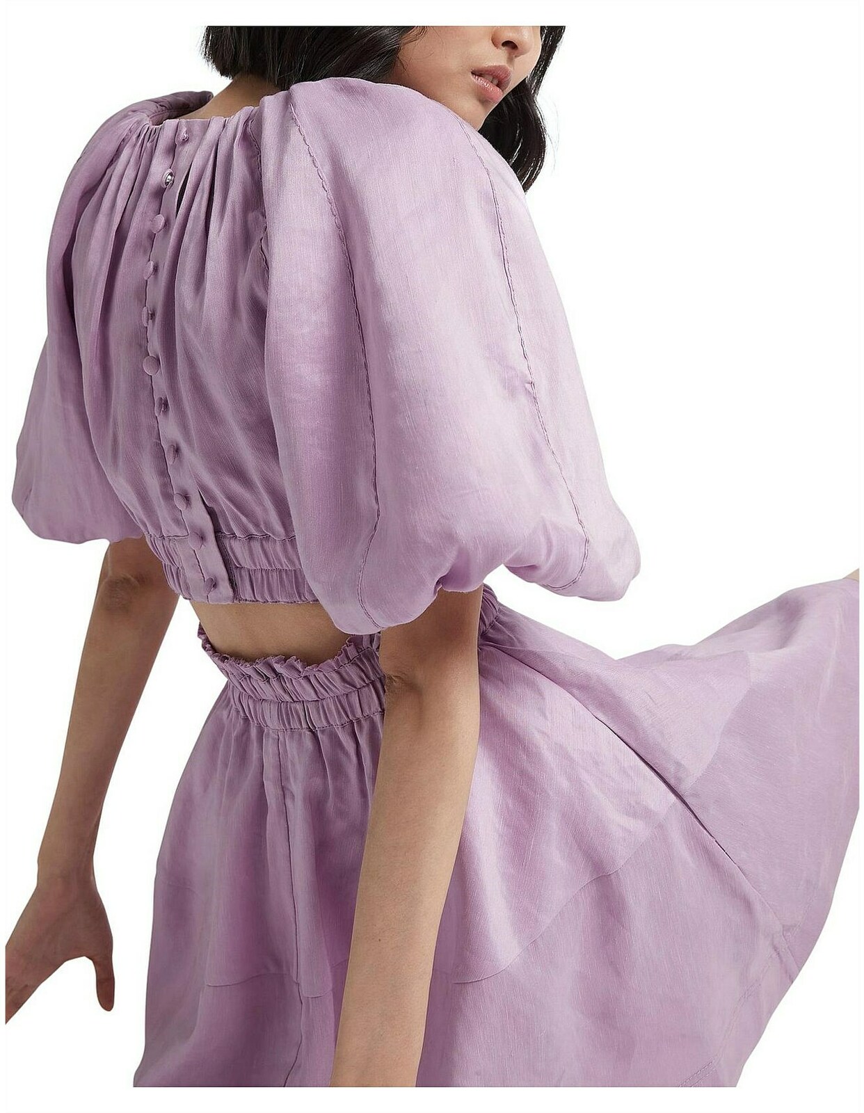 Purple Solitude Cutout Mini Dress Size 8