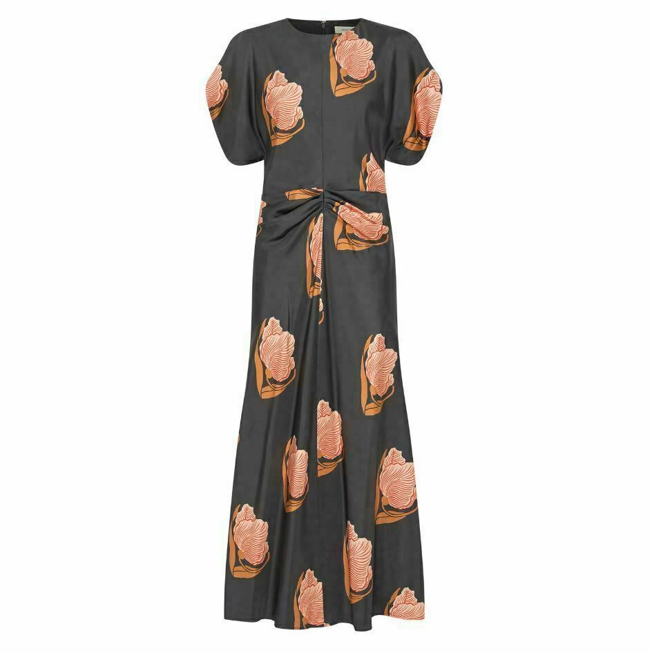 Linear Tulip Print Dress