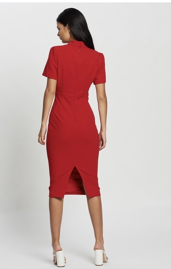 A moment in time red dress new with tags size 16