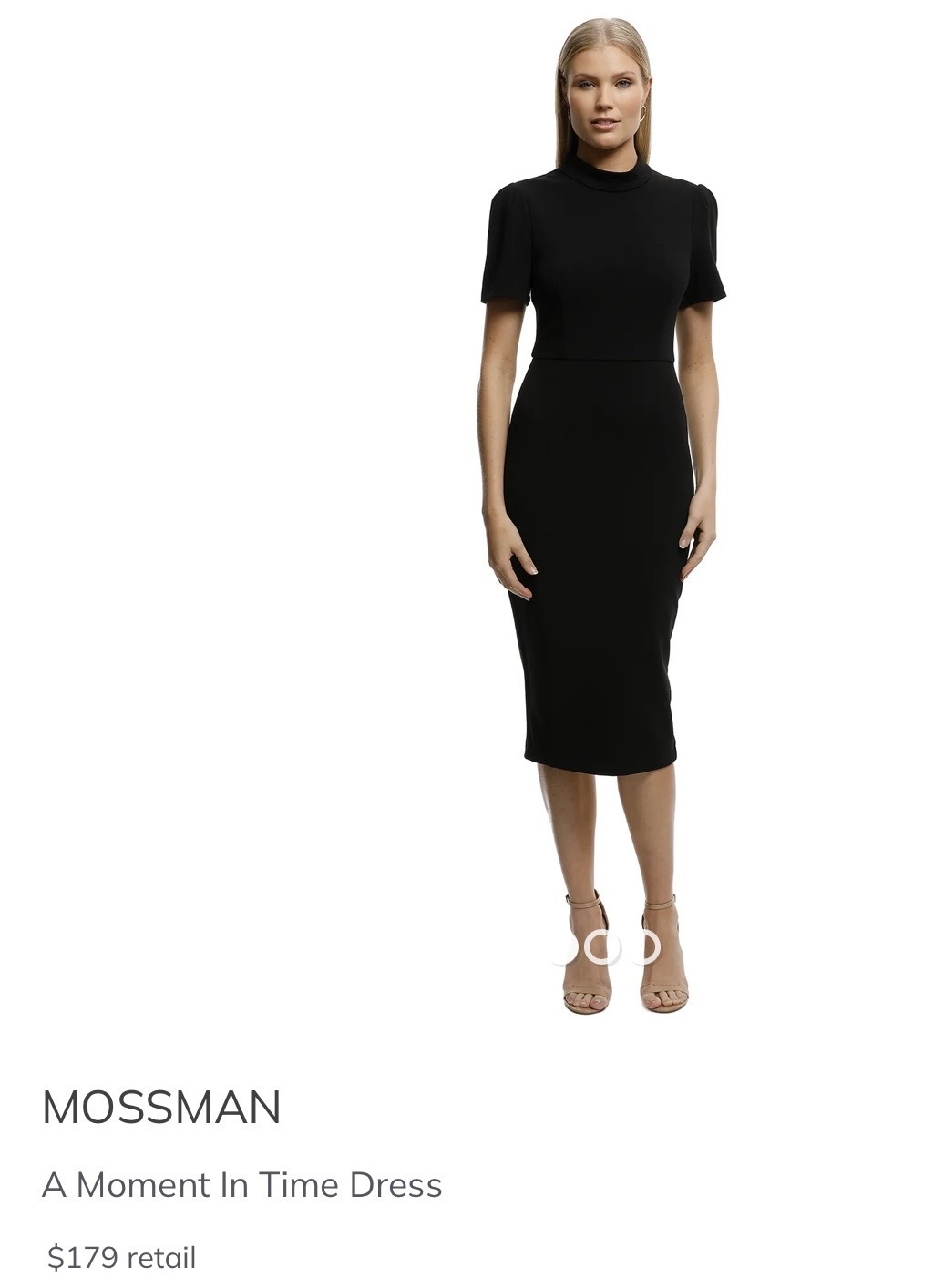 A moment in time black dress size 16