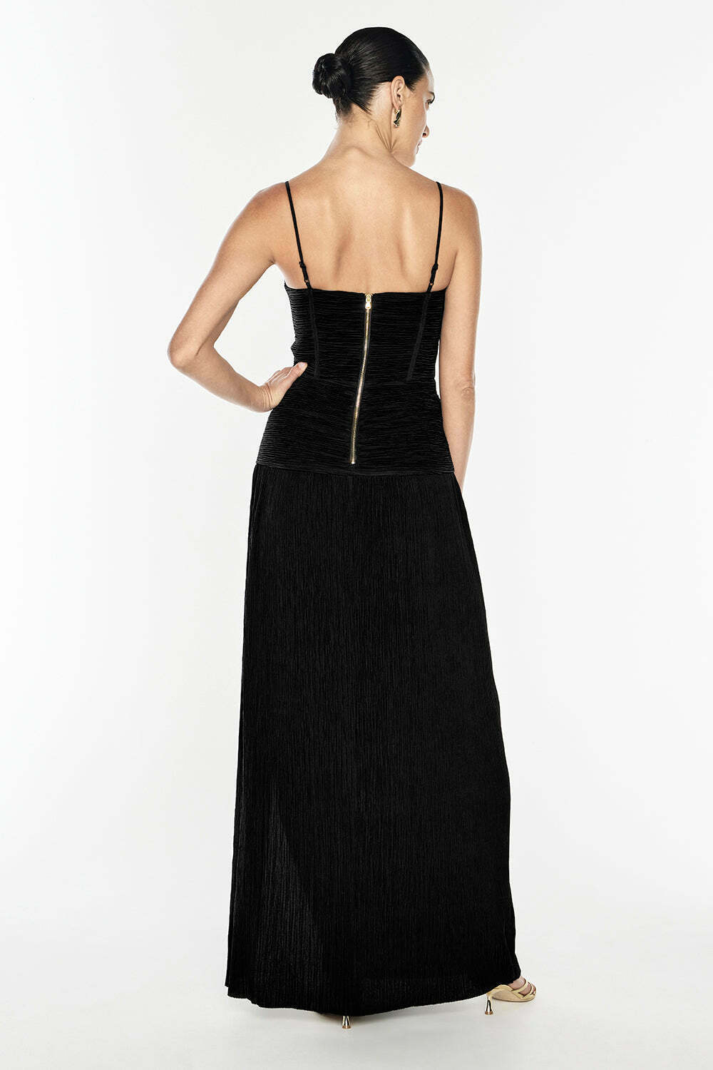 Double Pleaded Maxi Gown 