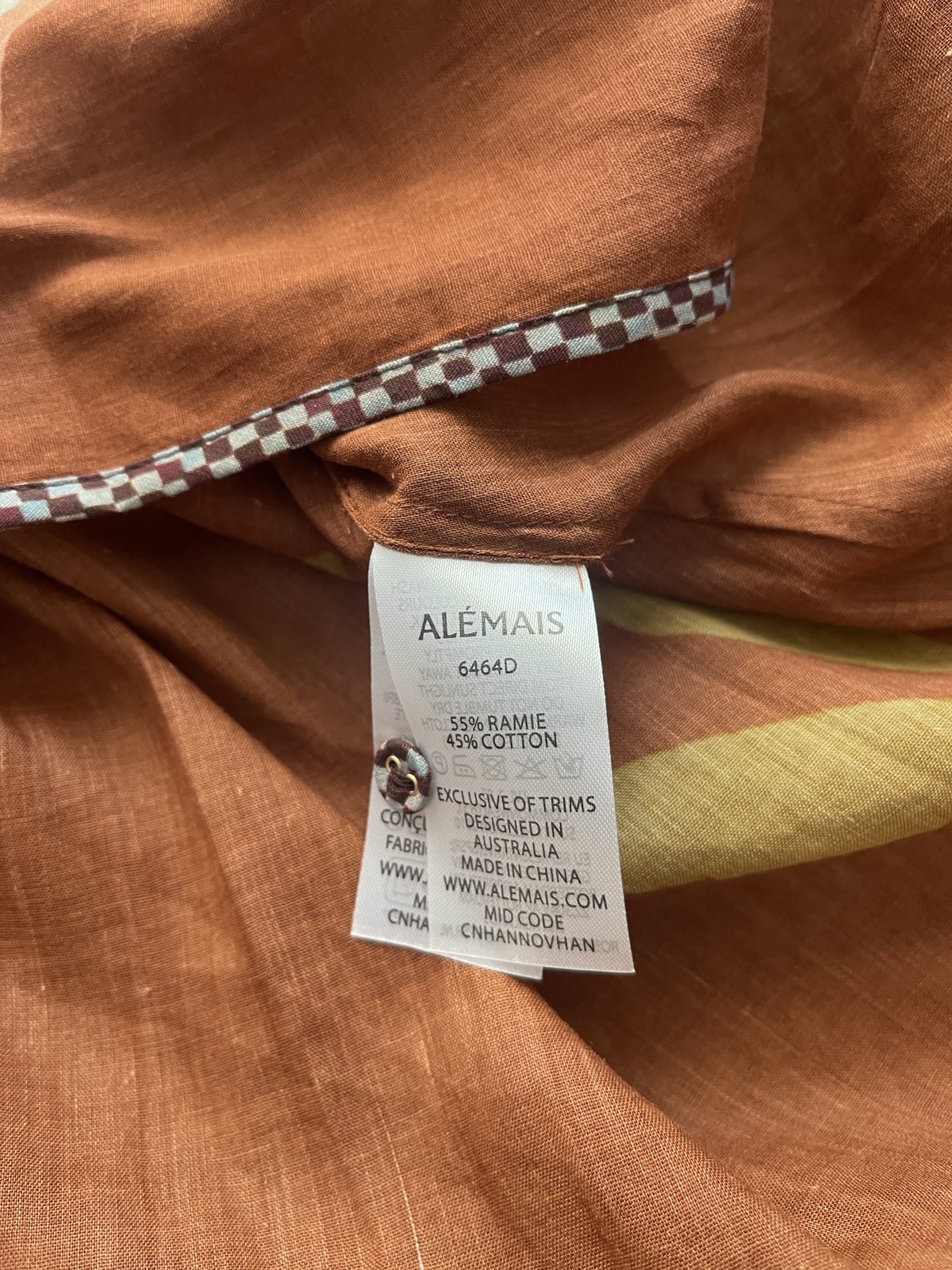 x LRNCE Laurence ramie and cotton maxi dress 