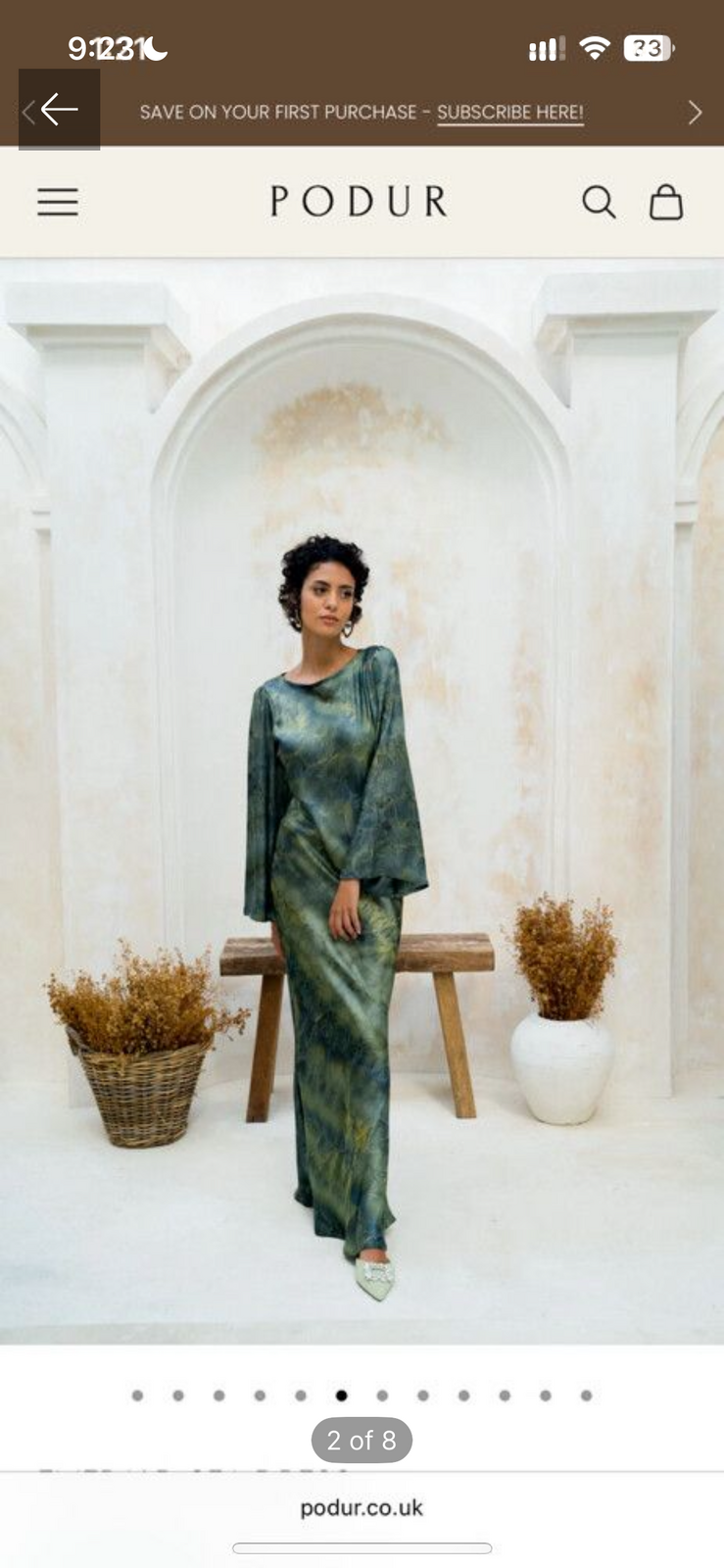 Emerald Green Sea Dress