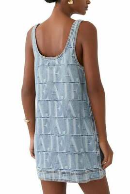nostalgia denim mini dress Aje Nostalgia Denim Mini