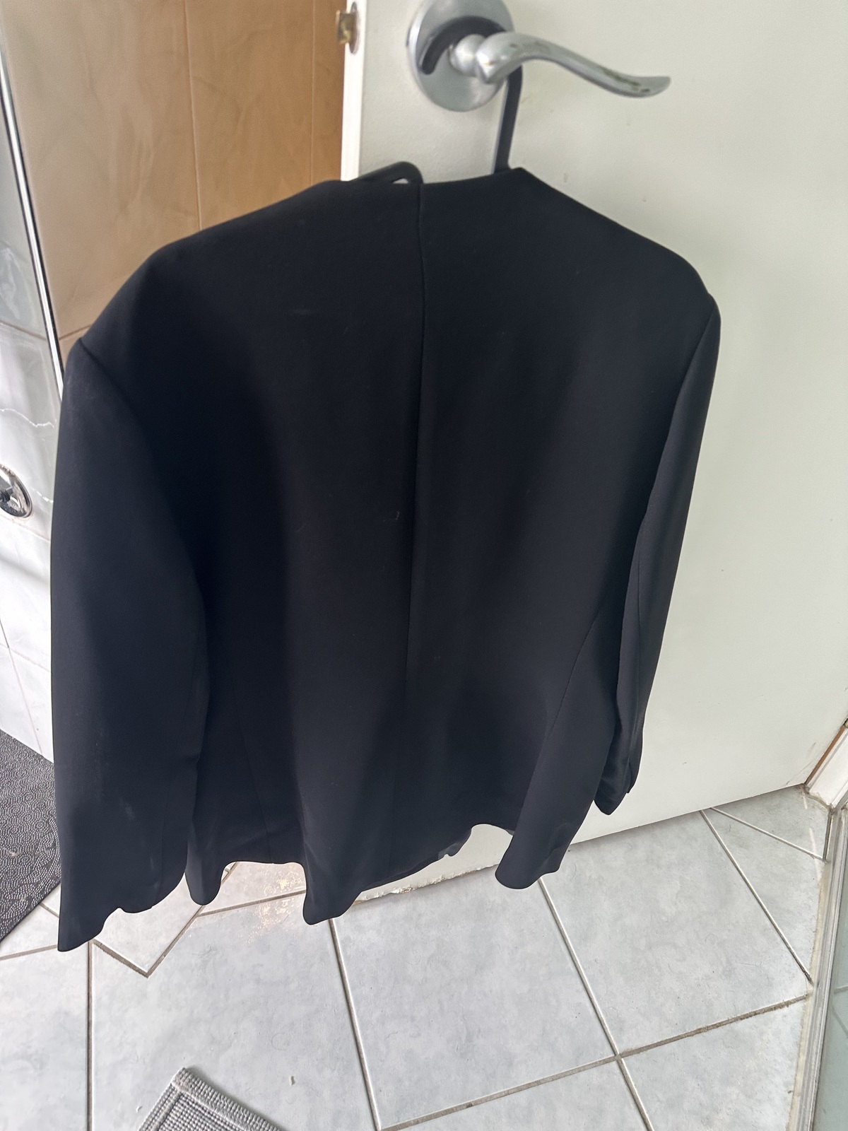 black Moneta crepe jacket, size 14. Sold out everywhere. 