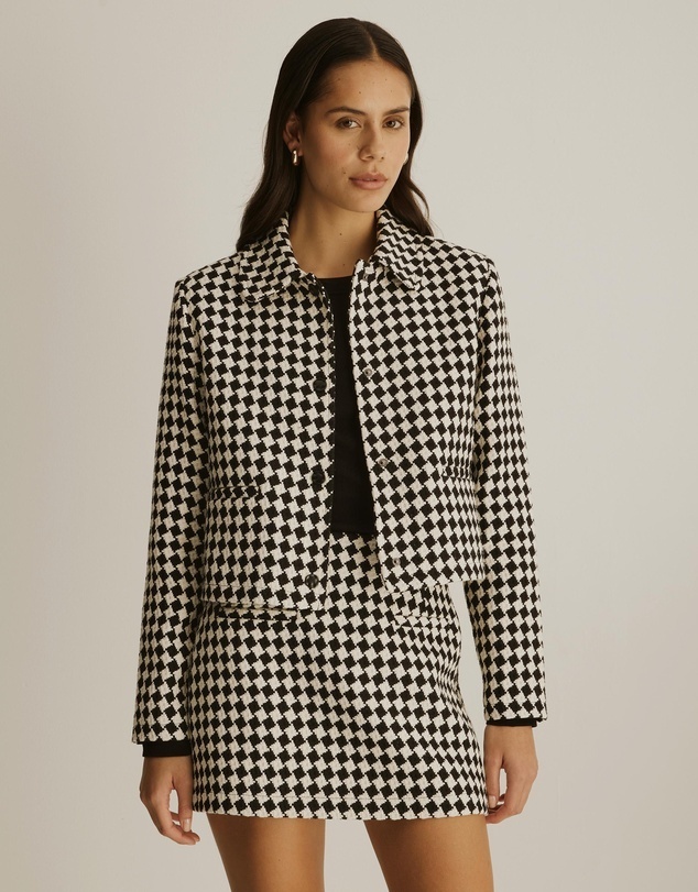Sophie Houndstooth Jacket