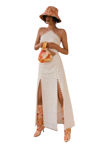 ZACO Terra White Linen Dress 