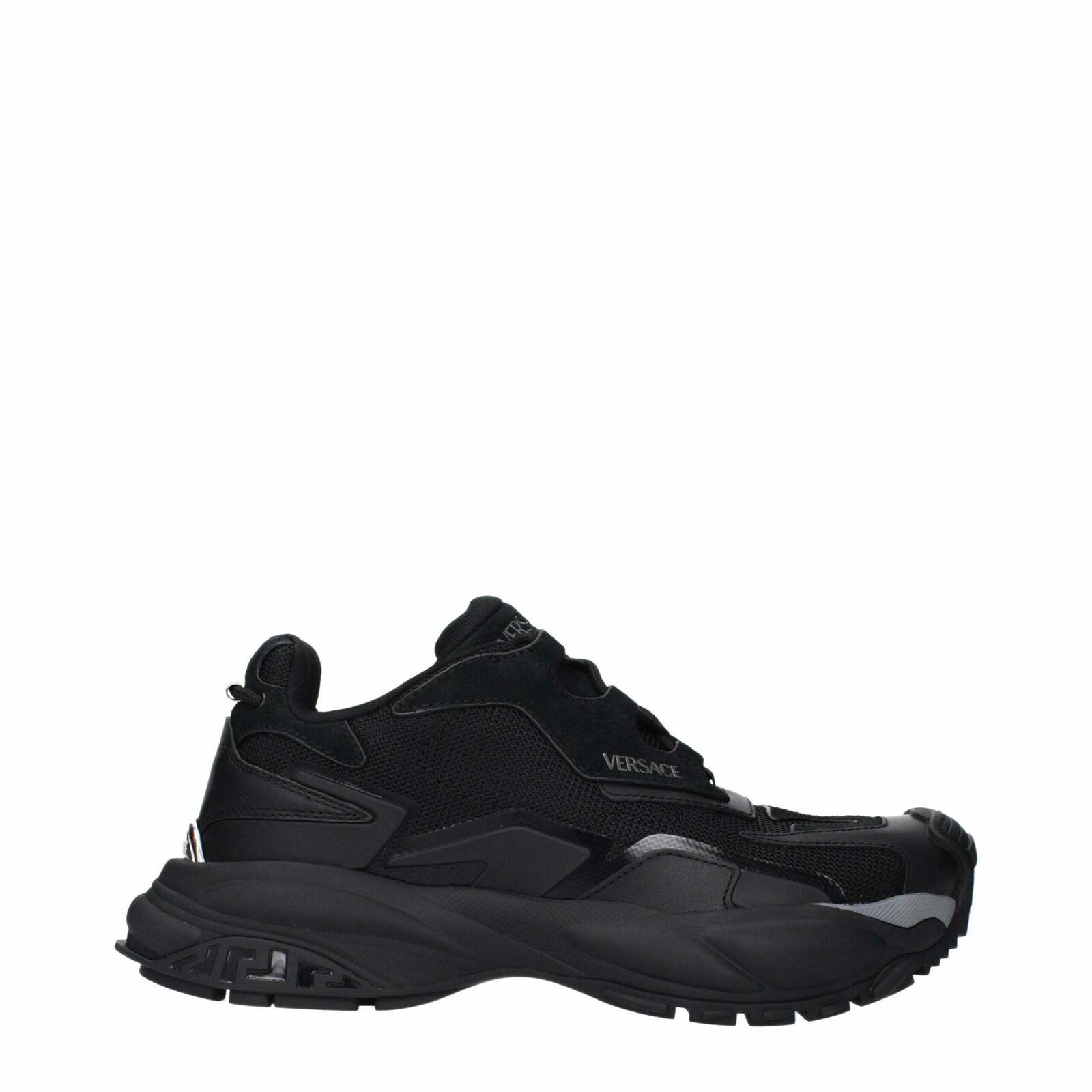 Fabric Athletic Sneakers - Black / EU44/US11