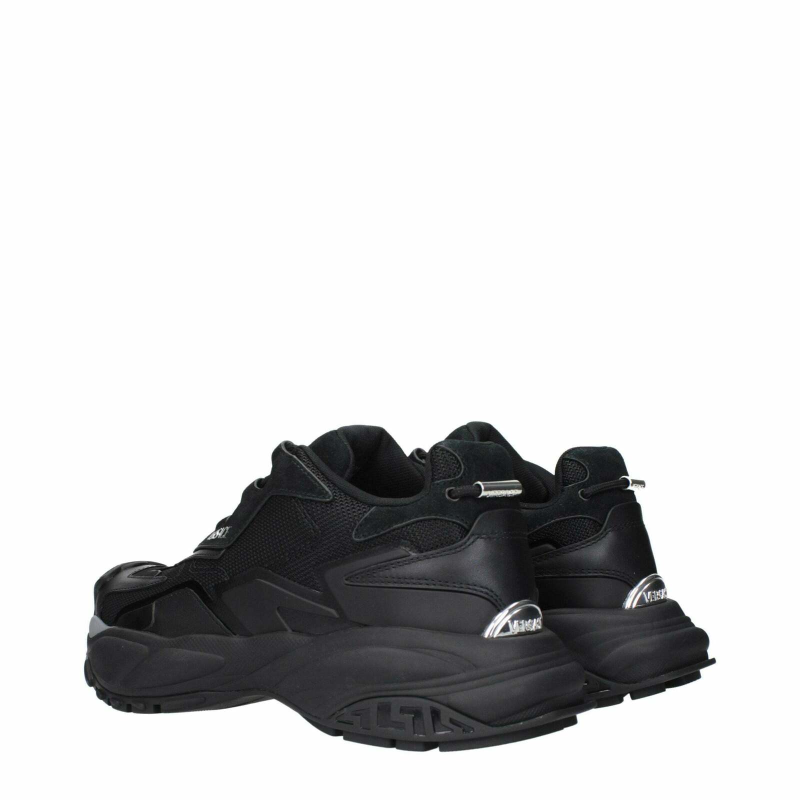Fabric Athletic Sneakers - Black / EU45/US12