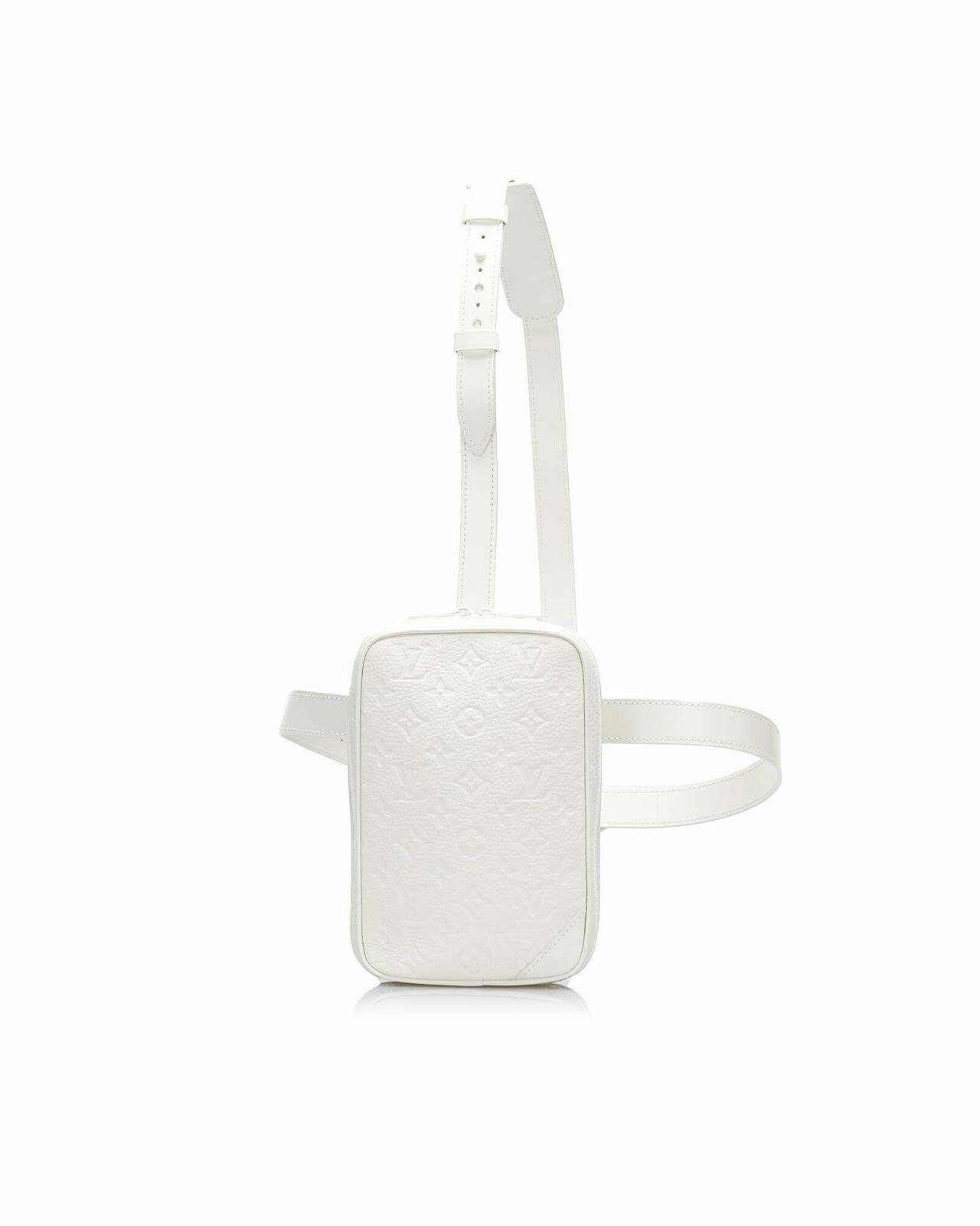 Louis Vuitton White Monogram Leather Bumbag - White / One Size