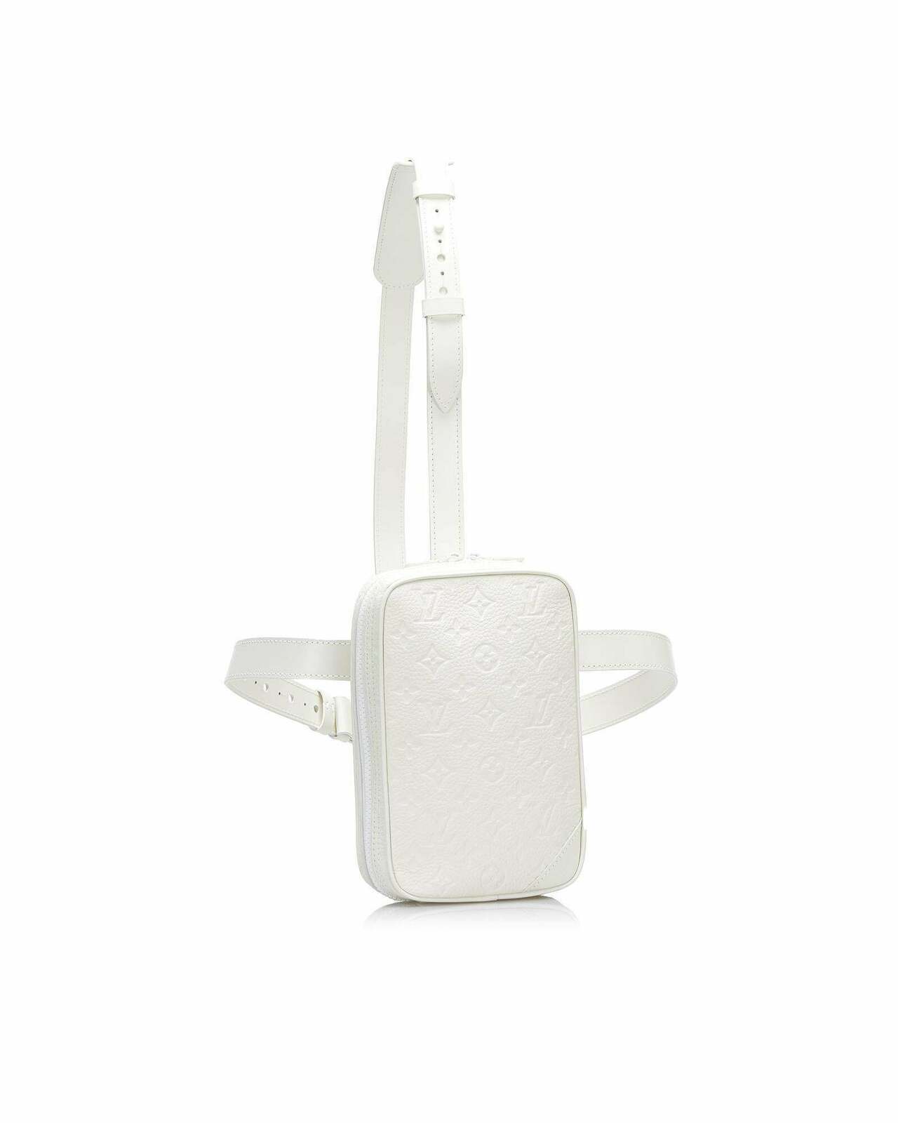 Louis Vuitton White Monogram Leather Bumbag - White / One Size