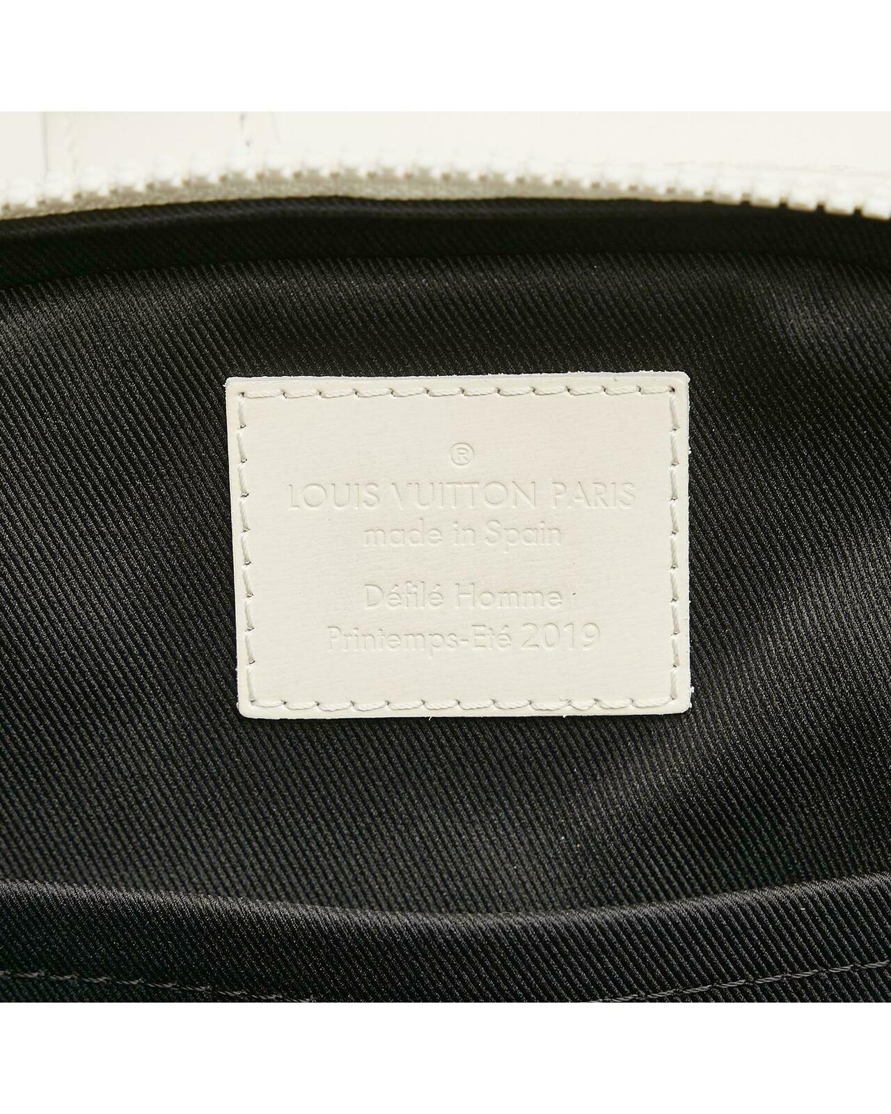 Louis Vuitton White Monogram Leather Bumbag - White / One Size